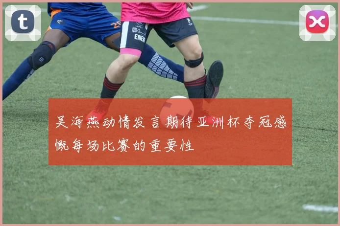吴海燕动情发言期待亚洲杯夺冠感慨每场比赛的重要性